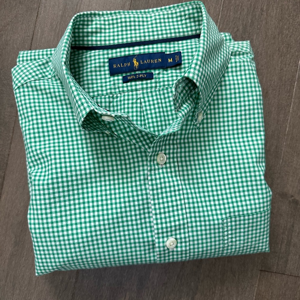 Ralph Lauren - luxury two ply 140’s cotton shirt (size Medium)